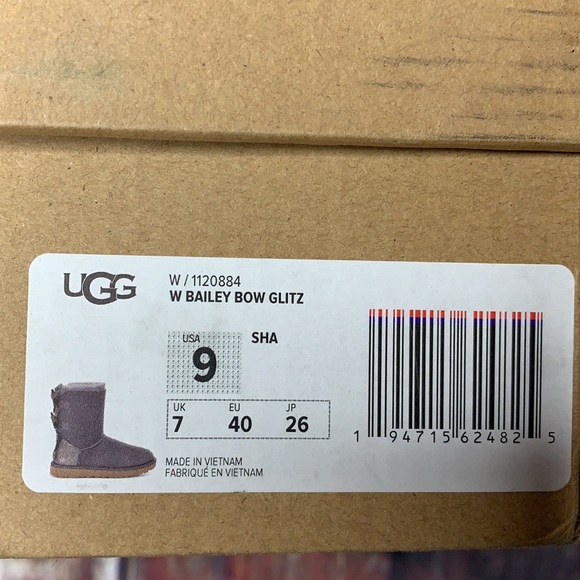 💗SOLD OUT 😍UGG BAILEY BOW GLITZ Boots - Picture 12 of 12